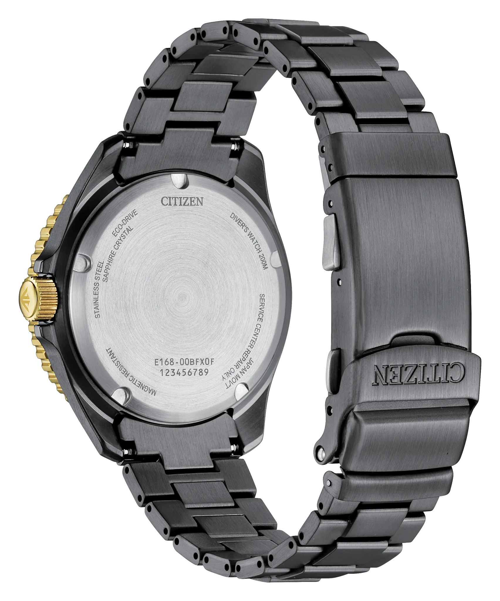 Promaster Dive LIGHT in BLACK Black Dial Stainless Steel Bracelet